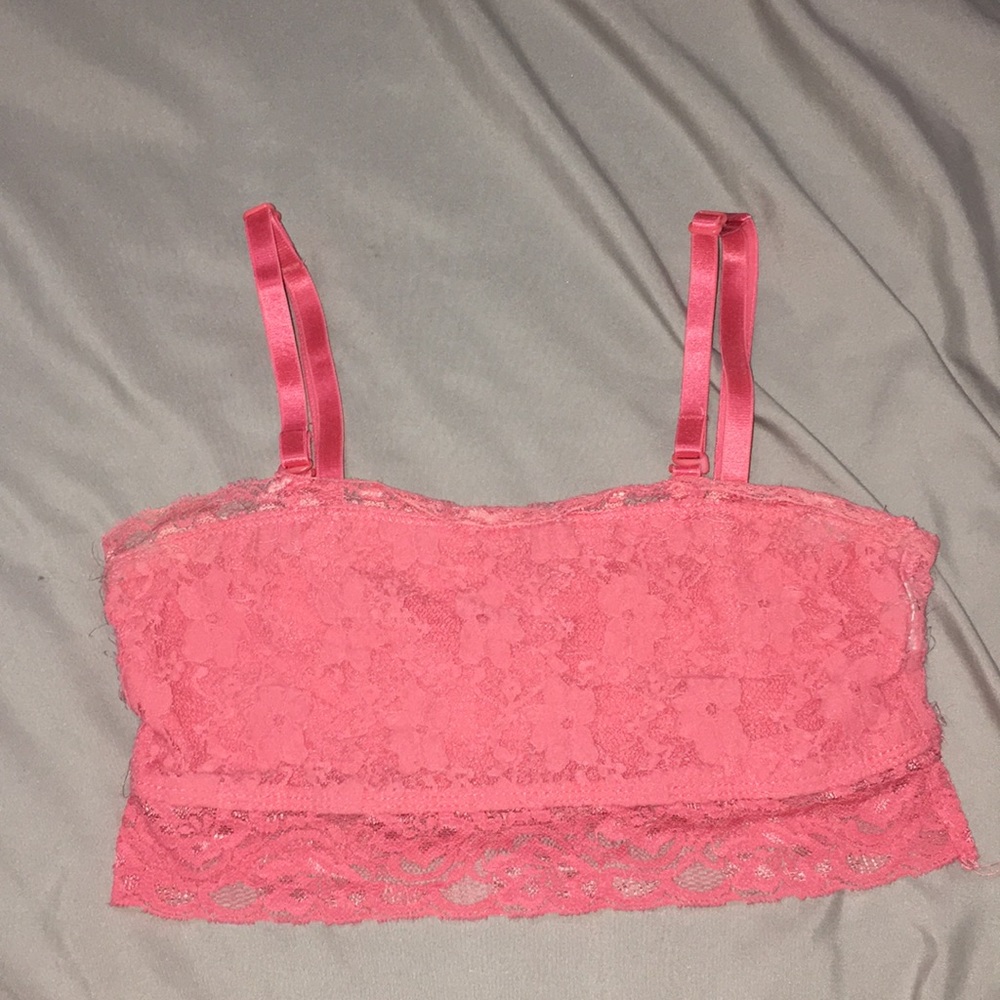 coral color bralette